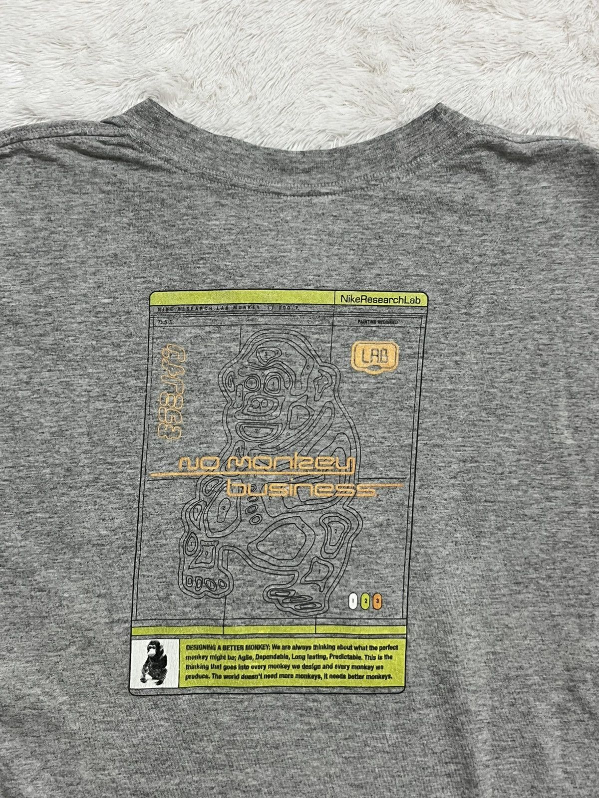 Nike NikeLab Nike Research Lab No Monkey Business Ape L/S Tee XL Size US XL / EU 56 / 4 - 6 Thumbnail
