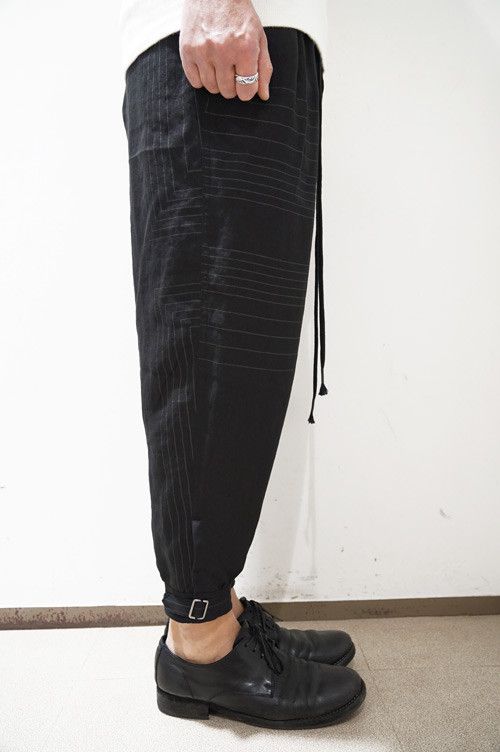 The Viridi-anne BNWT Linen Cuff Pants Square Print - JP 3 US 30-33 Size US 32 / EU 48 - 18 Thumbnail