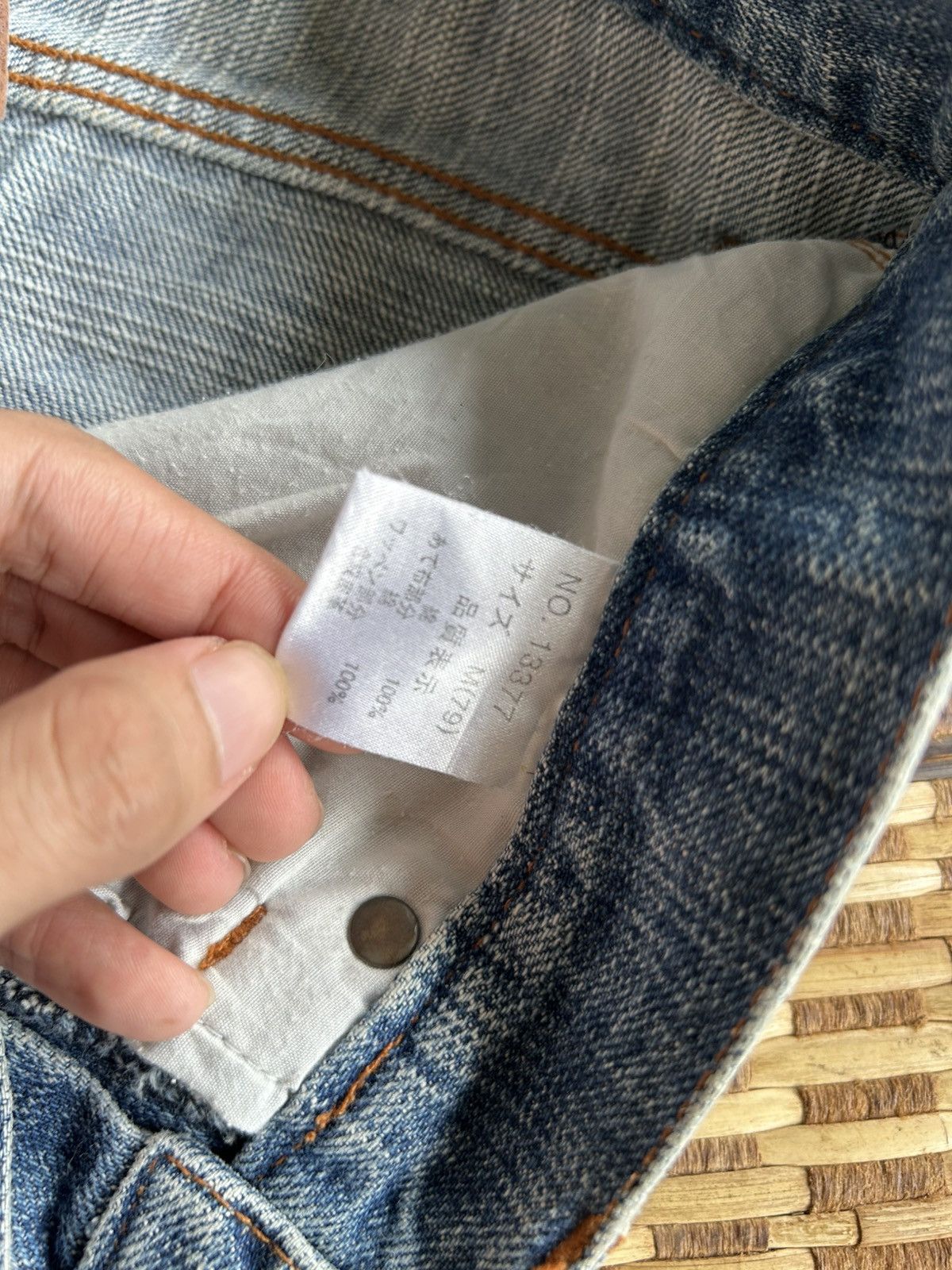 Japanese Brand × Kapital × Vintage Nylaus crew Japanese Distressed Denim Jeans Size US 30 / EU 46 - 9 Thumbnail