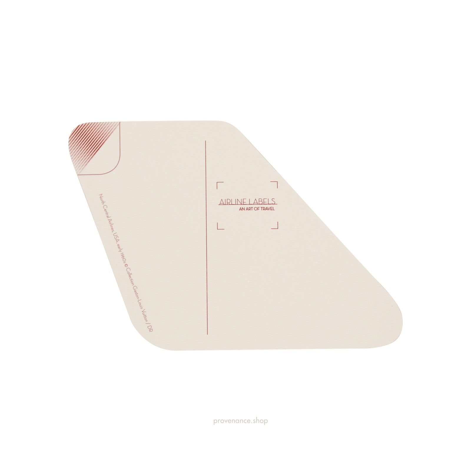 Louis Vuitton 🔴Airline Label Postcard Sticker- NORTH CENTRAL Size ONE SIZE - 2 Thumbnail