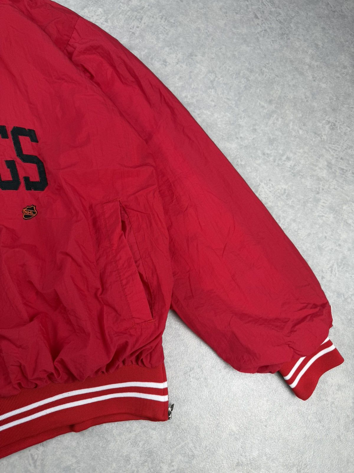 Russell Athletic Vintage Detroit Red Wings NHL Pullover Windbreaker Size US L / EU 52-54 / 3 - 2 Thumbnail