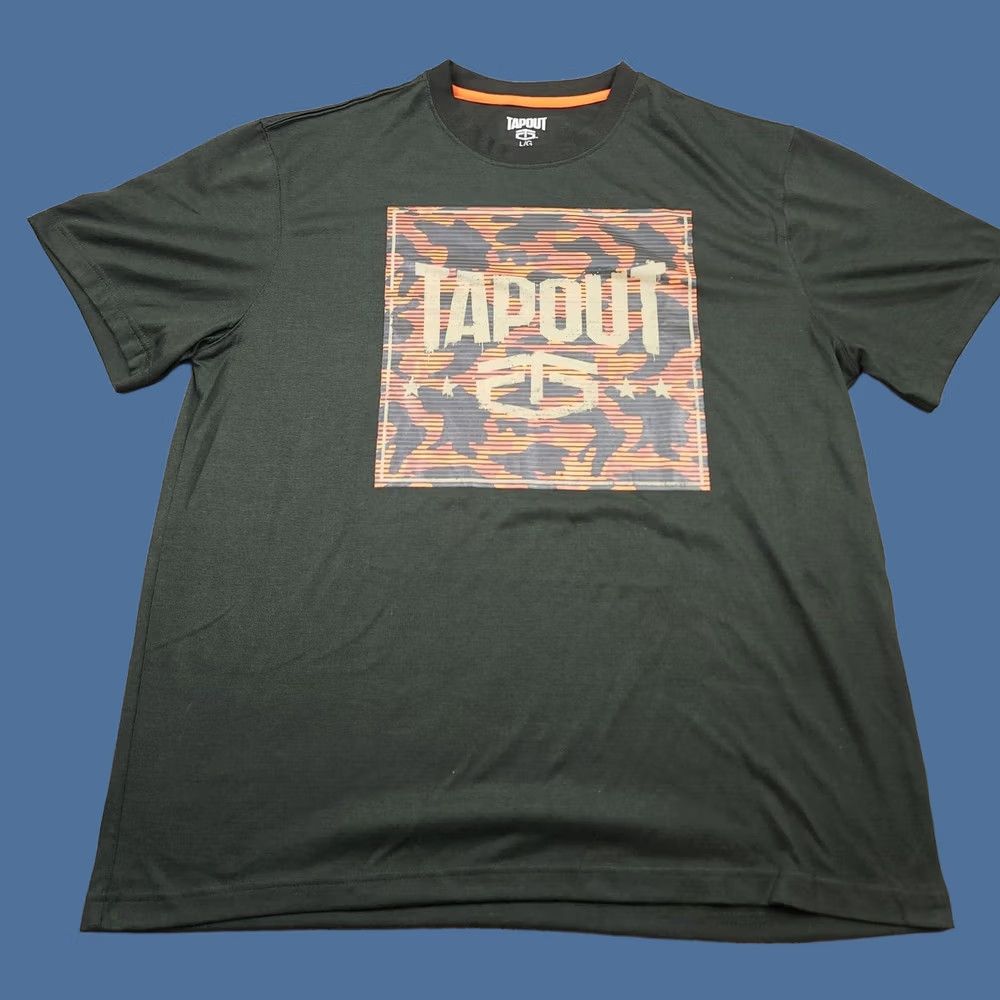 Tapout Tapout Shirt Mens Large Green Short Sleeve Tee Logo MMA UFC Fighting Size US L / EU 52-54 / 3 - 1 Thumbnail
