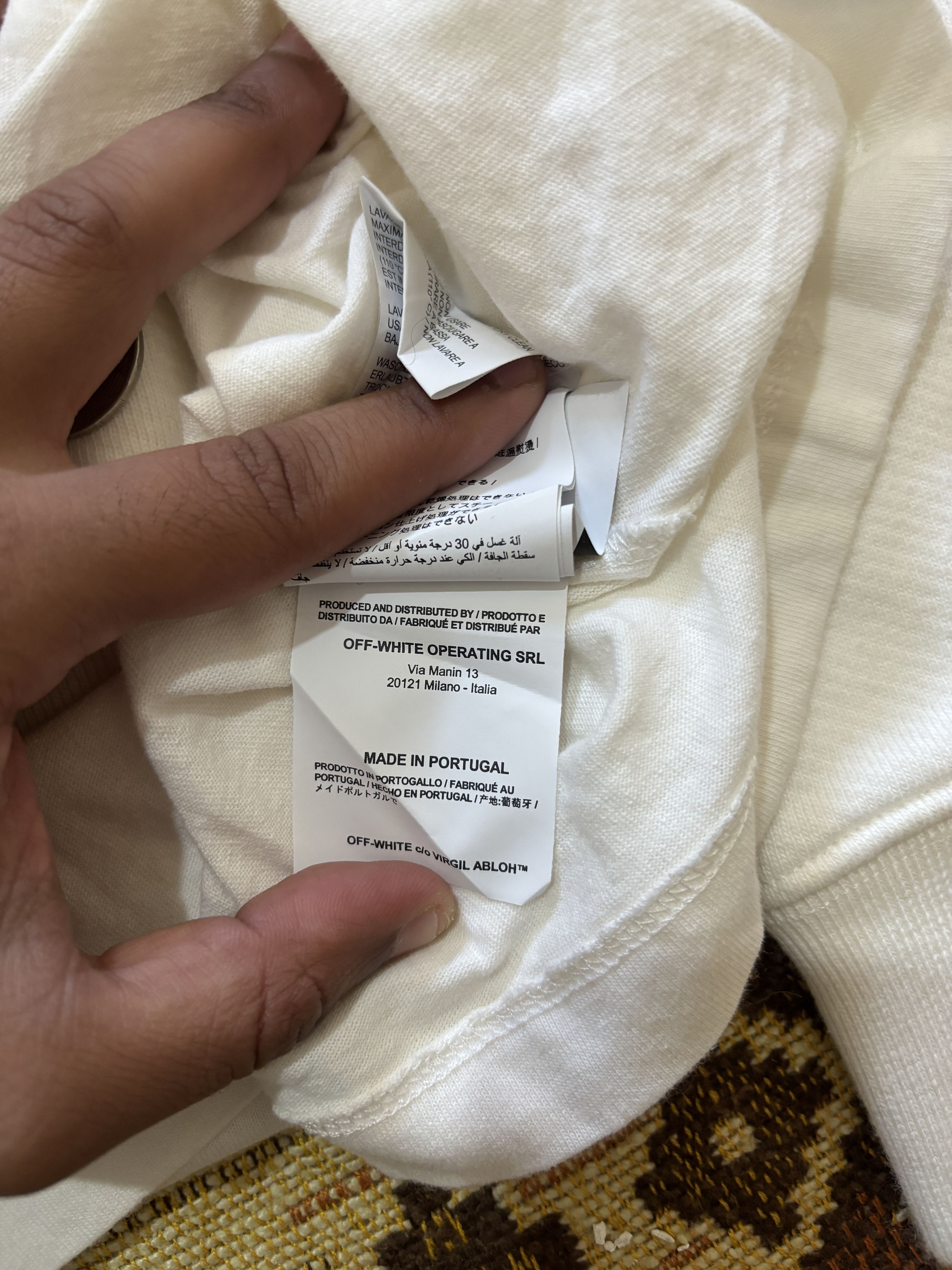 Off-White Off White Globe World Hands Hoodie Size US L / EU 52-54 / 3 - 6 Thumbnail