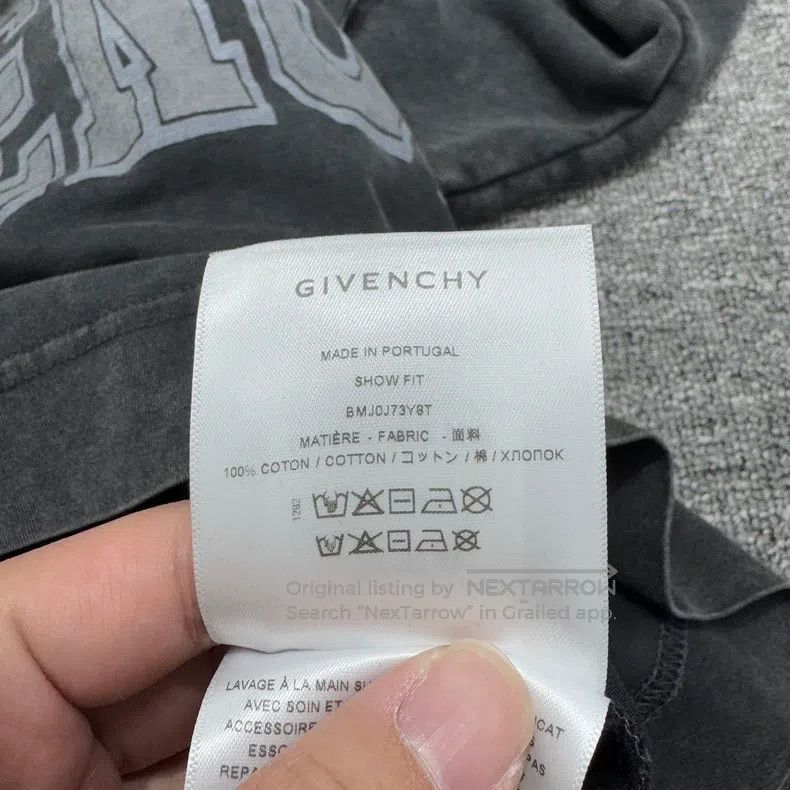 Givenchy Givenchy Runway Washed Distressed Double Layer Hoodie Size US M / EU 48-50 / 2 - 4 Thumbnail