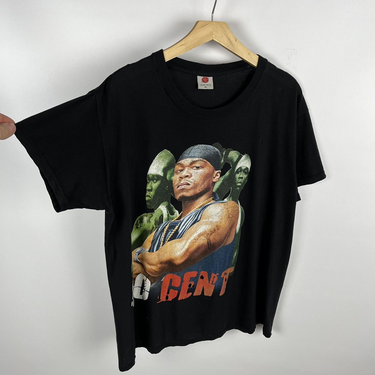 Rap Tees Vintage 50 Cent Rap Hip-Hop T Shirt 1990’s Size US L / EU 52-54 / 3 - 5 Thumbnail