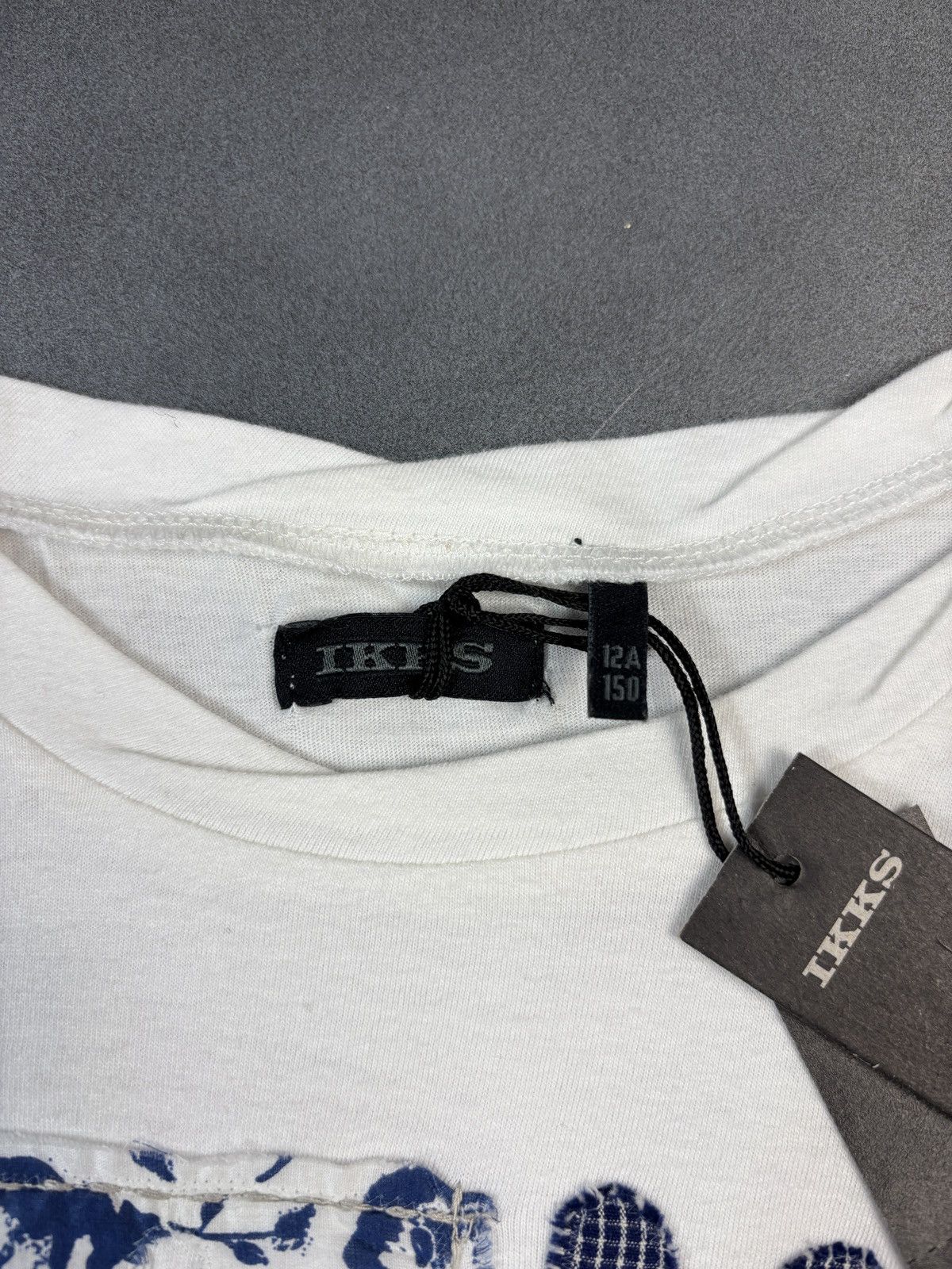 IKKS × Vintage Vintage IKKS Longsleeve Embroidered Youth 2000s Y2K 1990s Size XS / US 0-2 / IT 36-38 - 2 Thumbnail
