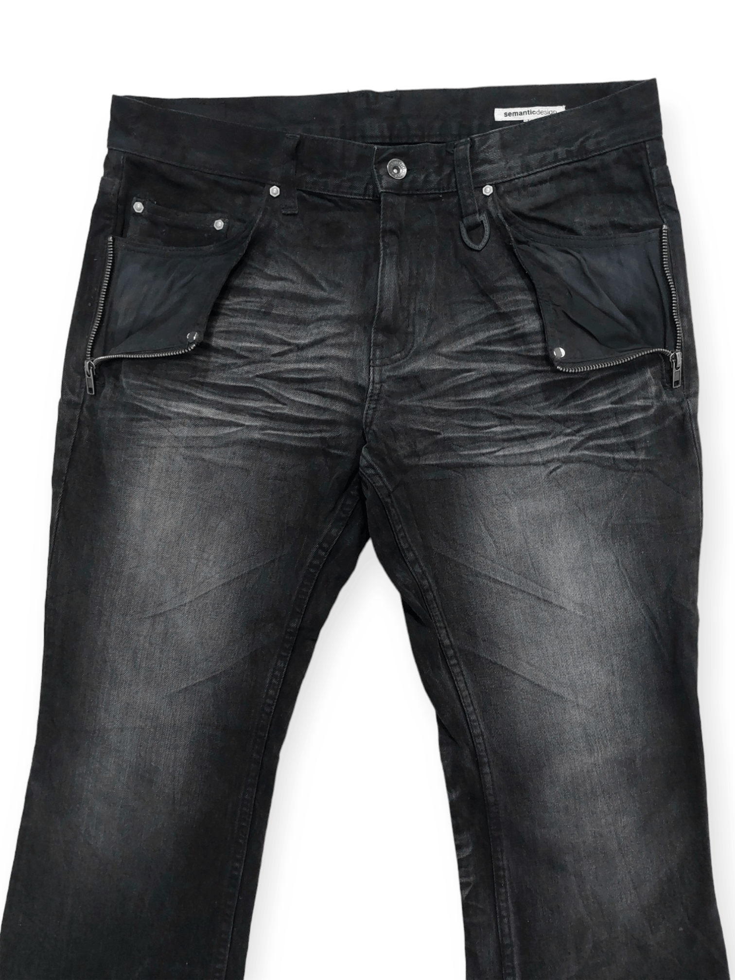 semanticdesign Flare Jeans Semantic Design Black Boot Cut Size US 34 / EU 50 - 5 Thumbnail