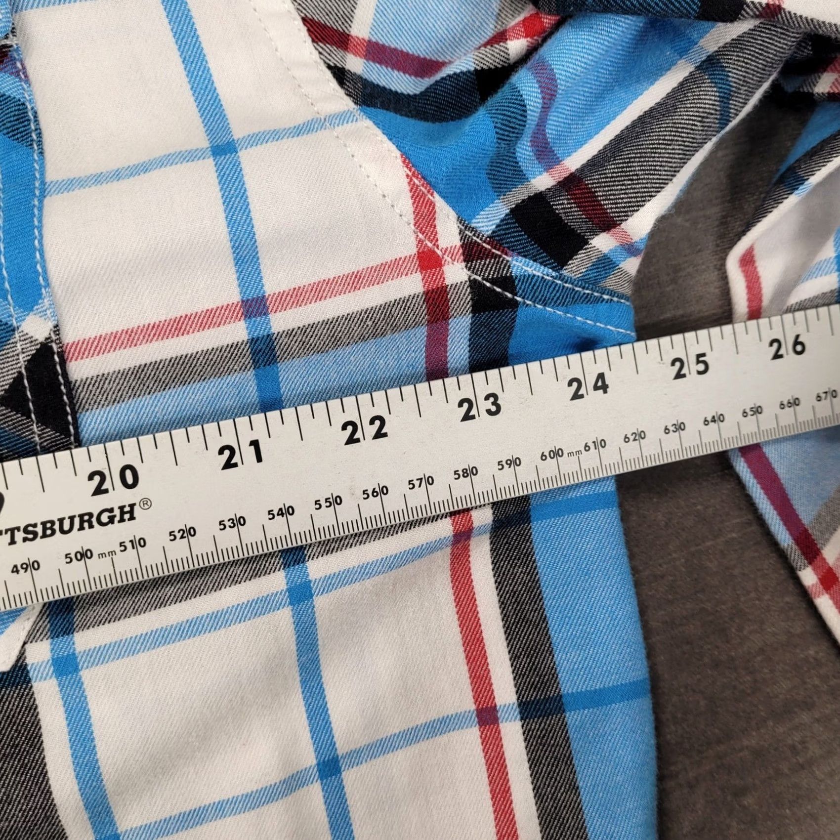 Enyce Enyce Mens XL Blue White Plaid Button Down Shirt Colorblock Y2K Streetwear NYC Size US XL / EU 56 / 4 - 6 Thumbnail