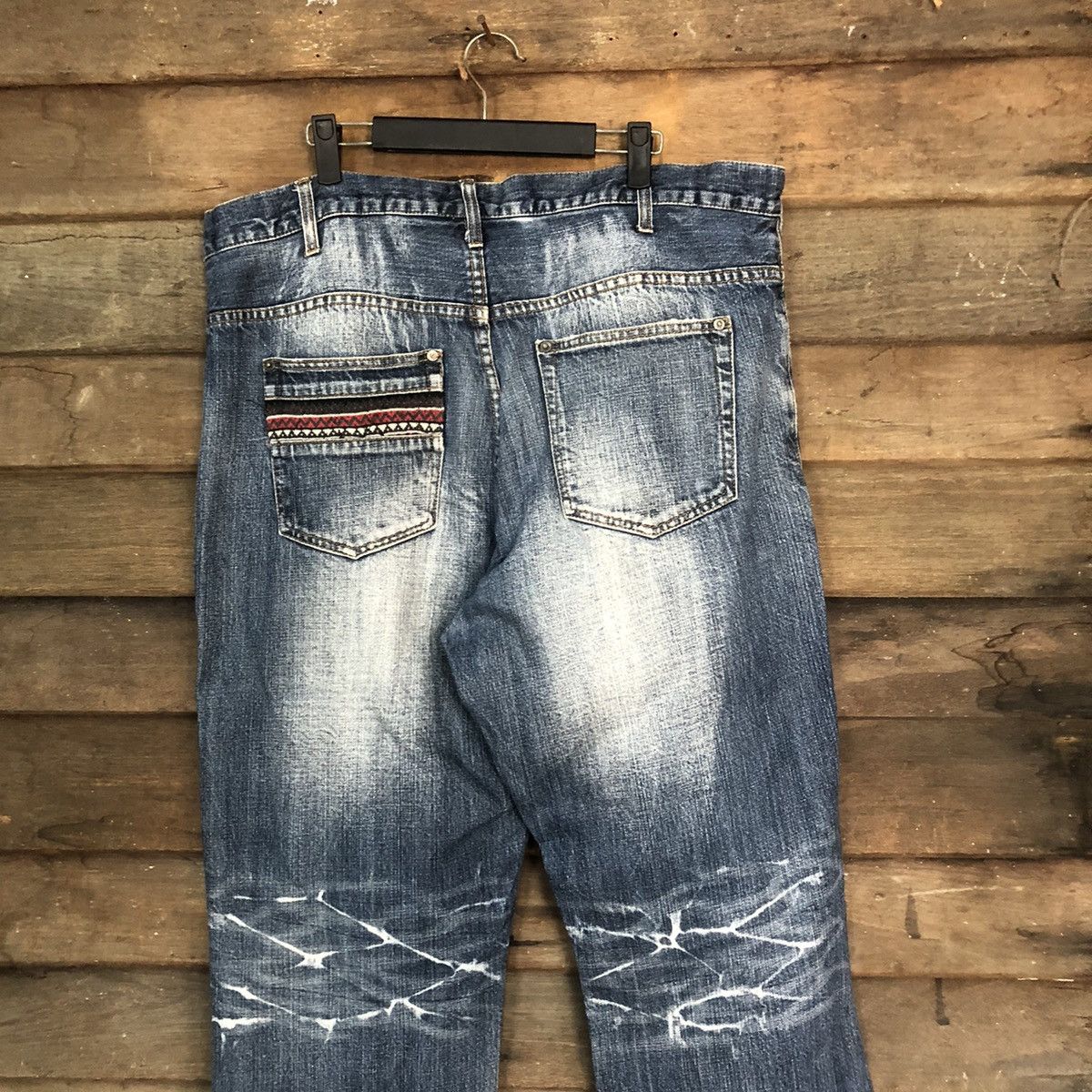 In The Attic In The Attic Blue Distressed Denim Pants #7320 Size US 38 / EU 54 - 13 Thumbnail