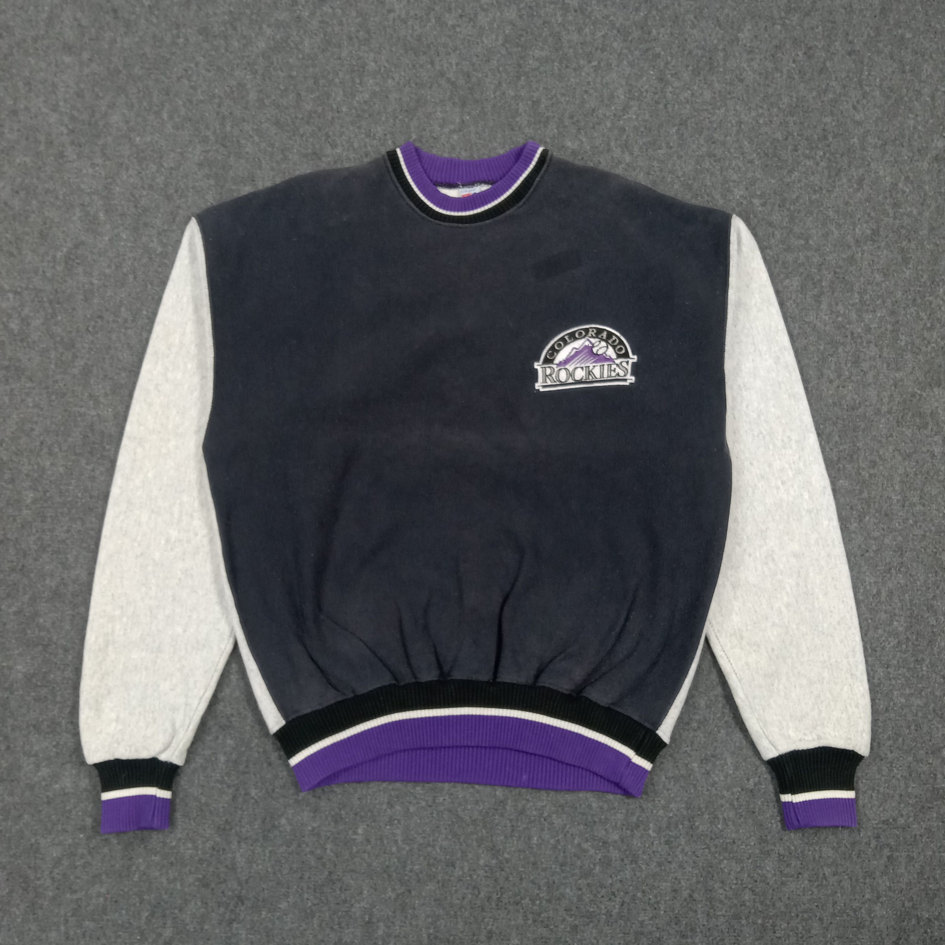 The Game 90's Colorado Rockies Sweatshirt Retro MLB Baseball C290N7 Size US L / EU 52-54 / 3 - 1 Thumbnail