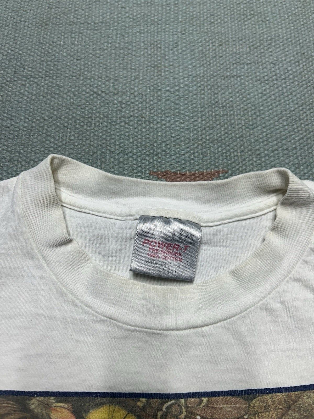Vintage VTG 90s t shirt just say no to bait Peggy Murray fishing L Size US L / EU 52-54 / 3 - 6 Thumbnail