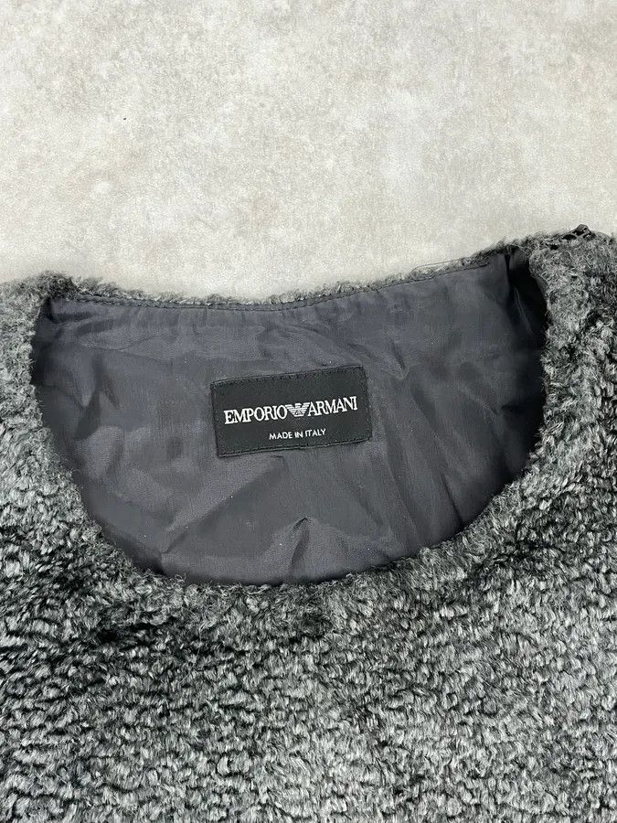 Emporio Armani SS2014 Emporio Armani Plushed Black Vest Size US M / EU 48-50 / 2 - 7 Thumbnail