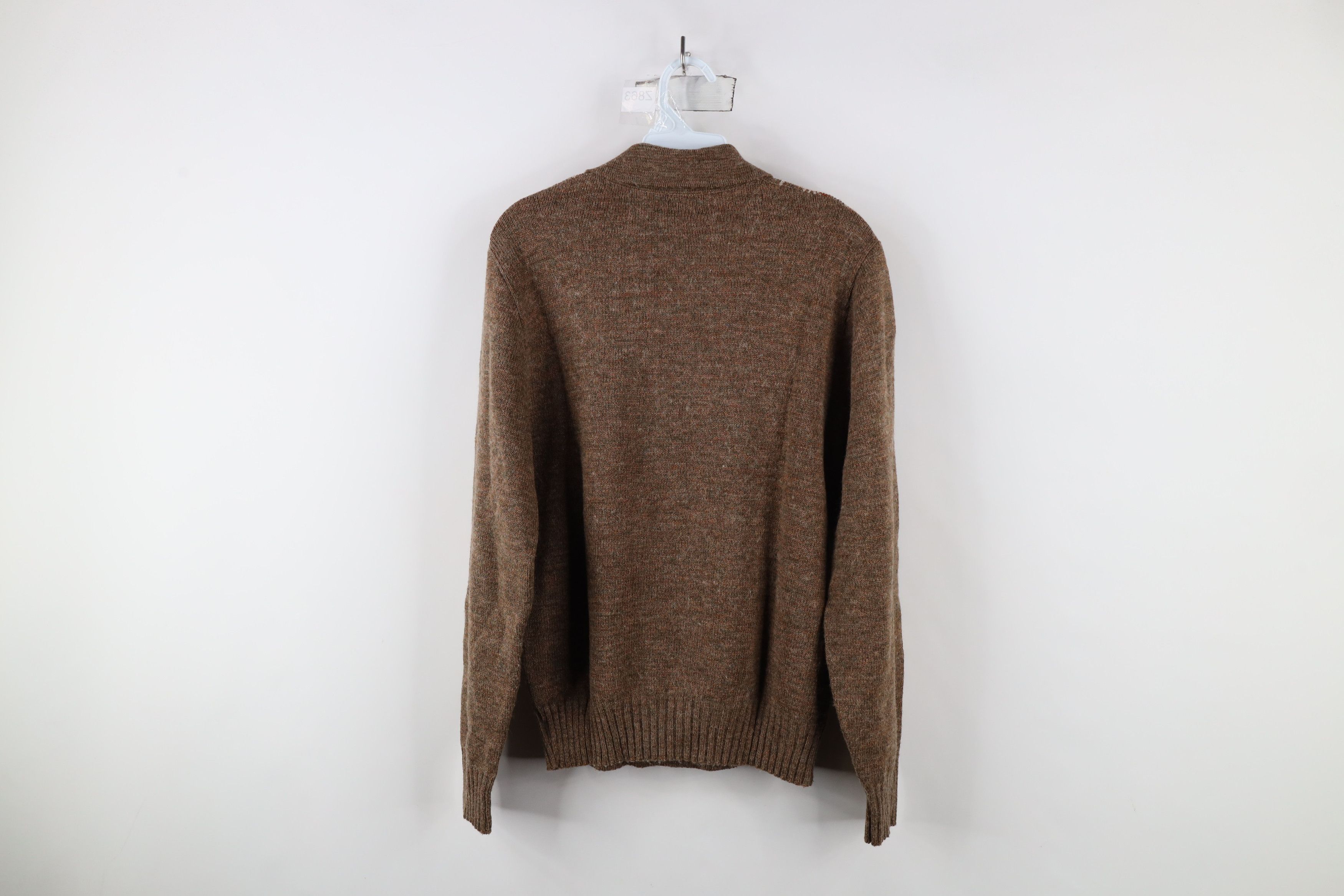 Vintage Vintage 70s Streetwear Plaid Knit Collared Polo Sweater USA Size US M / EU 48-50 / 2 - 8 Thumbnail