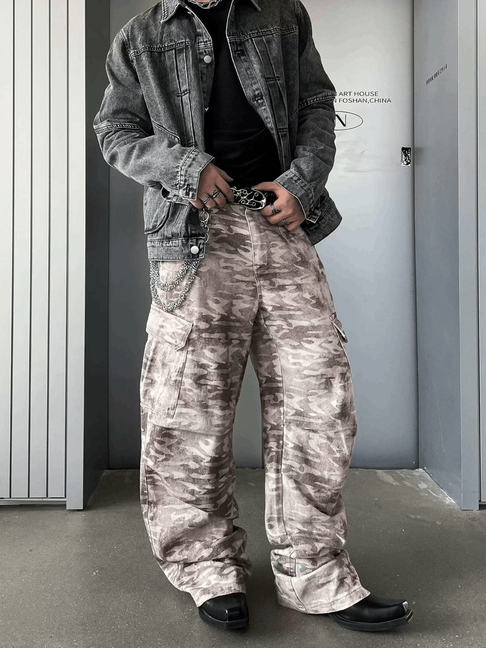 Japanese Brand × Vintage Vintage pants cleanfit military style Size US 26 / EU 42 - 2 Thumbnail