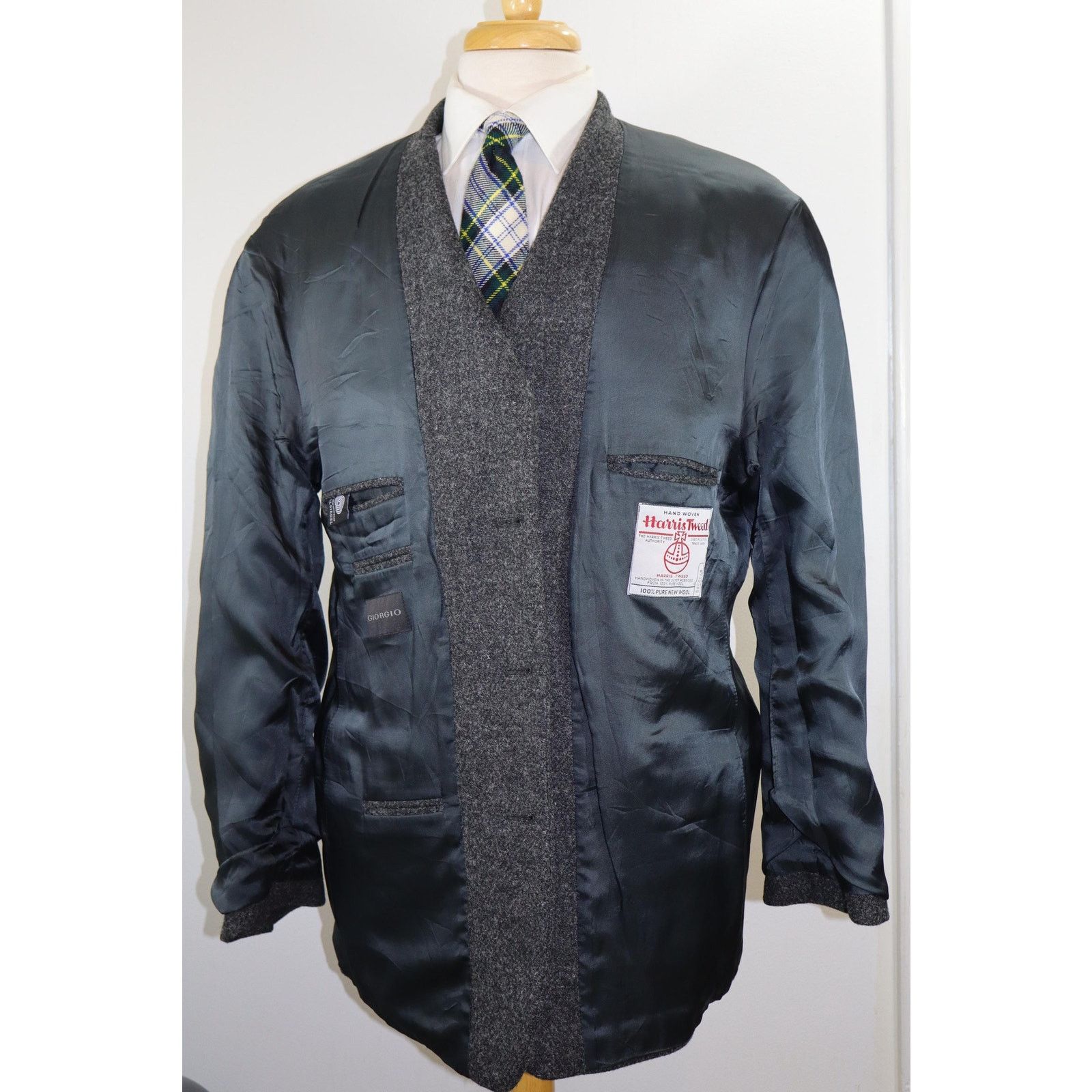 Harris Tweed 46L New Deadstock Harris Tweed | Giorgio Barleycorn Wool Size 46L - 4 Thumbnail