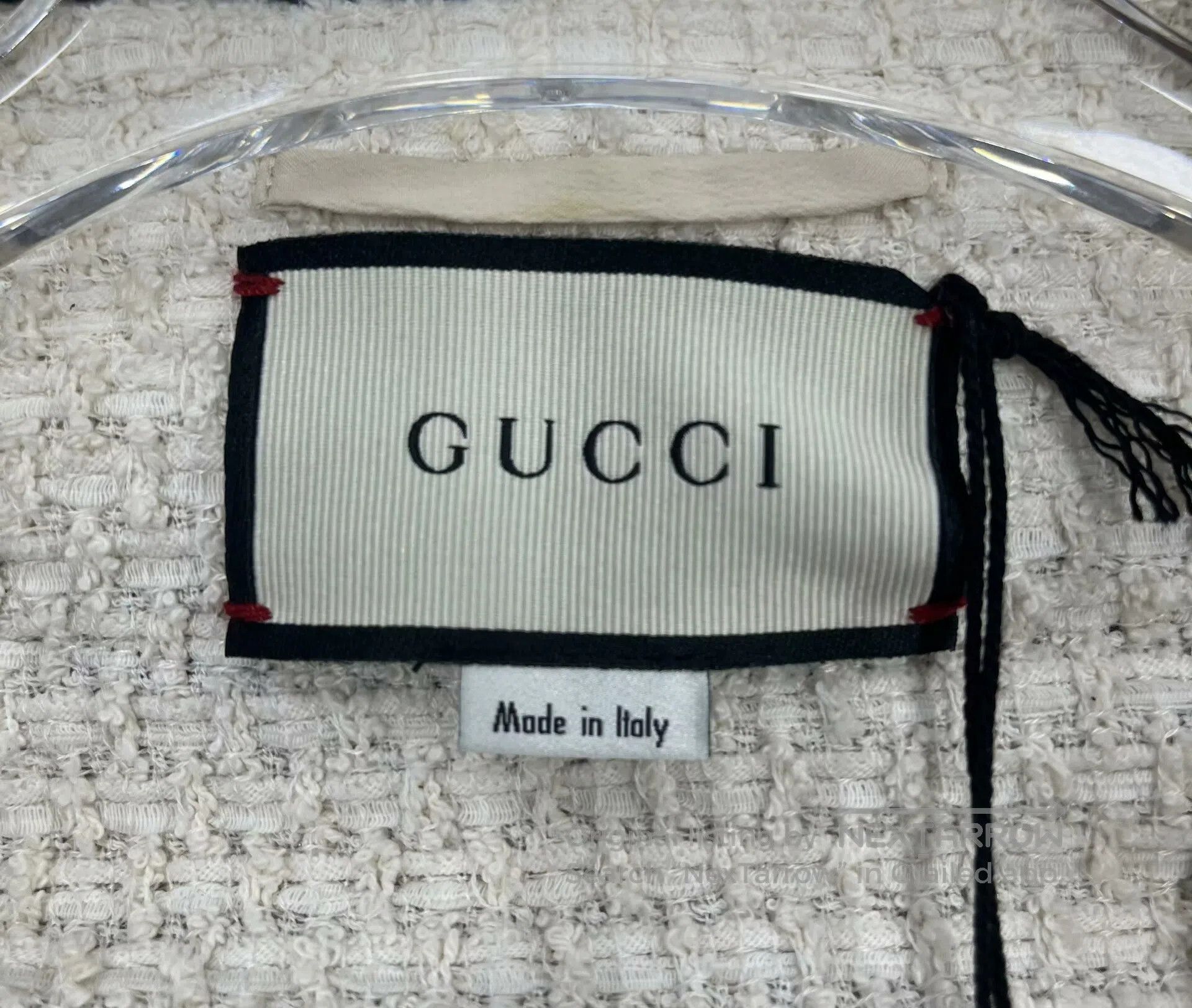 Gucci Guicci White Heavy Beaded Velvet Chanel-style Cardigan Jac Size XS / US 0-2 / IT 36-38 - 3 Thumbnail