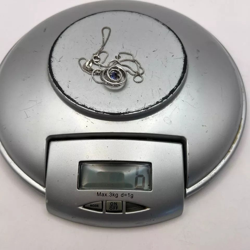 Vintage Necklace Vintage 925 Italian Sterling Silver Pendant Jewelry Size ONE SIZE - 5 Thumbnail