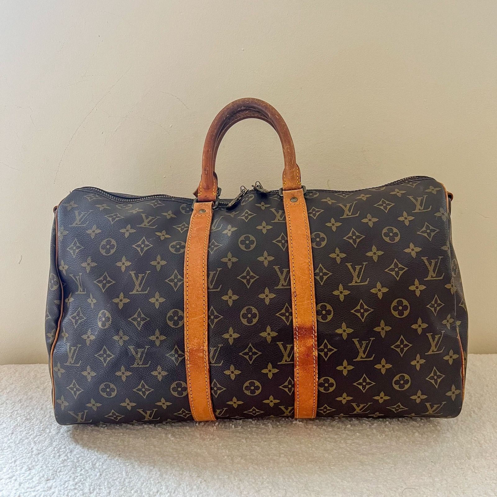Louis Vuitton Louis Vuitton Keepall 45 Monogram Duffel Bag VI872 Size ONE SIZE - 3 Thumbnail