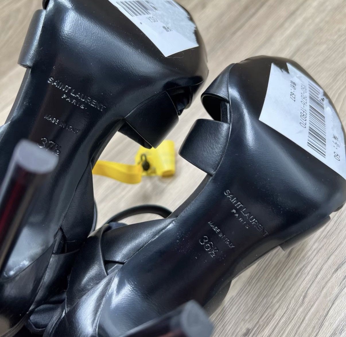 Saint Laurent Paris Saint Laurent SLP Black High Heels J41 Size US 6.5 / IT 36.5 - 5 Thumbnail