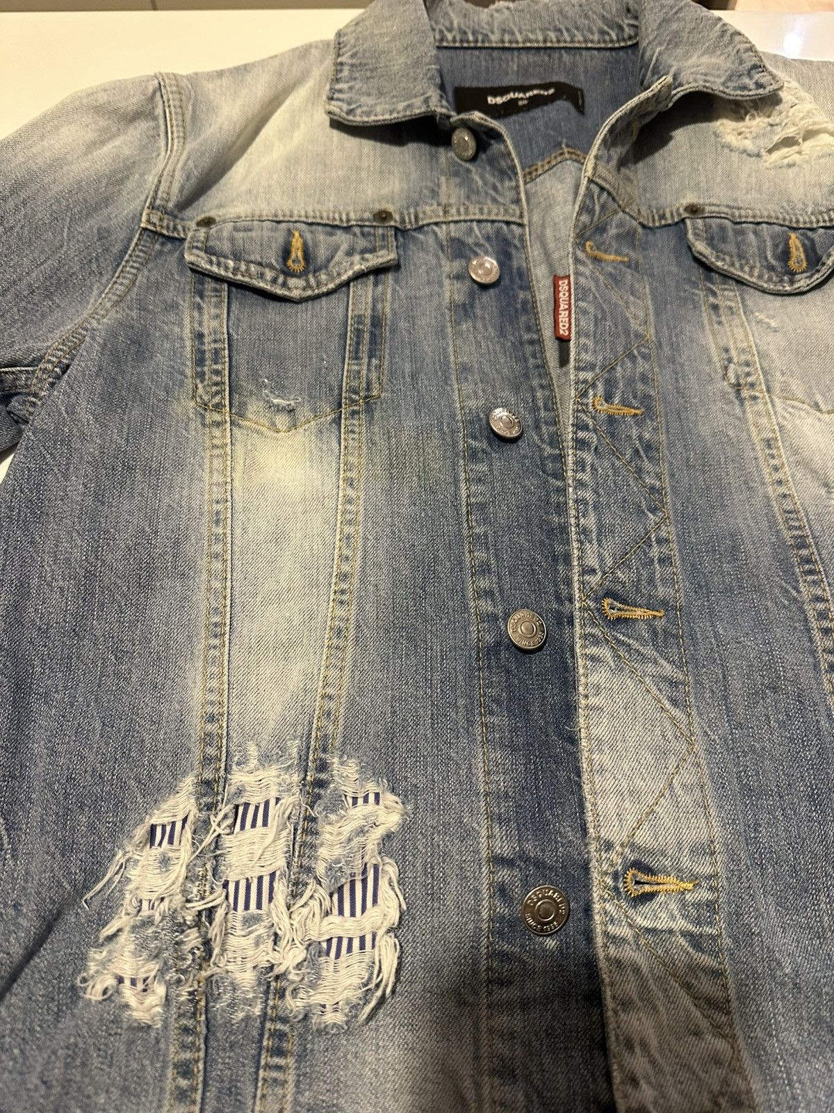 Dsquared2 Dsquared2 Denim Jacket Size US M / EU 48-50 / 2 - 2 Thumbnail