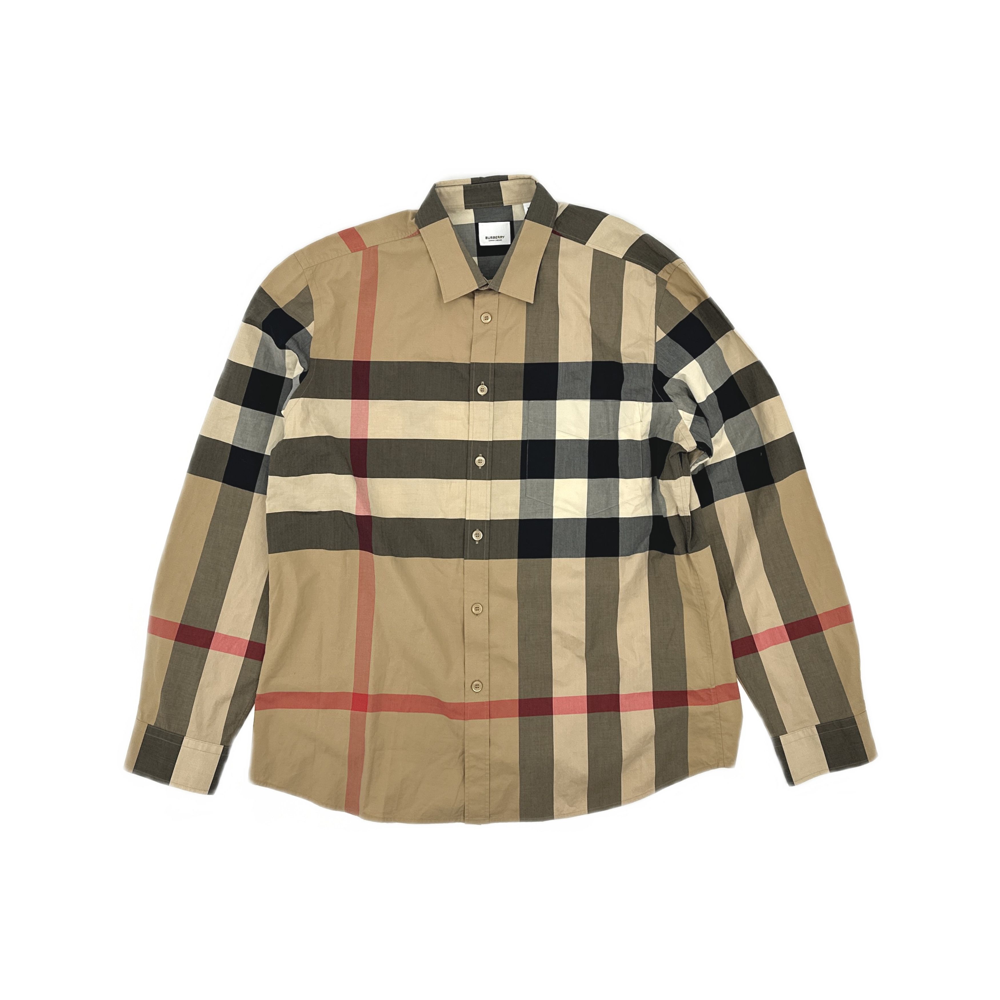 Burberry Burberry Check Long Sleeve Shirt Size XXL Size US XXL / EU 58 / 5 - 1 Thumbnail