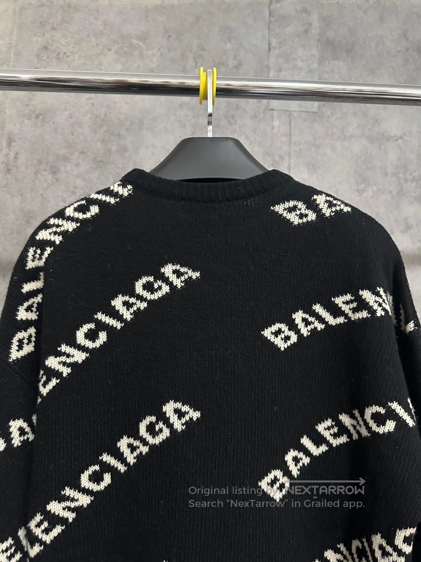 Balenciaga Balenciaga Logo Knit Sweater. Size XXS / US 00 / IT 34 - 5 Thumbnail