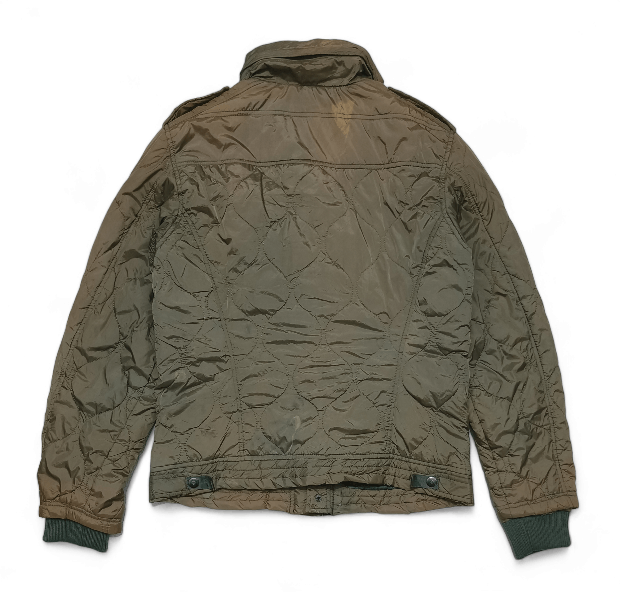 Avirex Vintage Avirex Military USA Natural Sun Faded Flight Jacket Size US L / EU 52-54 / 3 - 4 Thumbnail