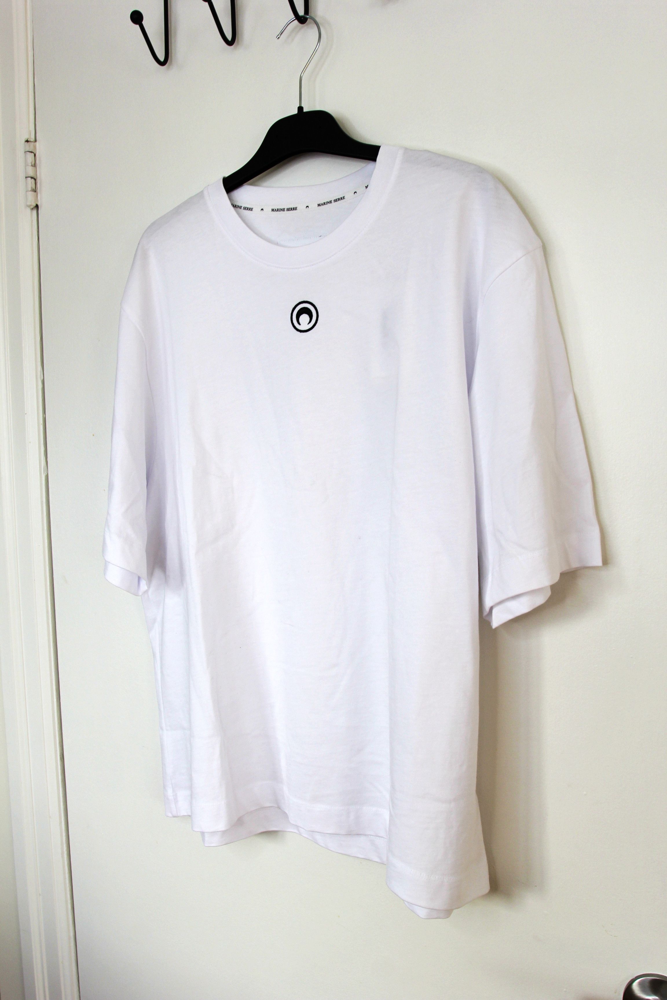 Marine Serre BNWT AW25 MARINE SERRE MOON LOGO JERSEY TSHIRT L Size US L / EU 52-54 / 3 - 5 Thumbnail