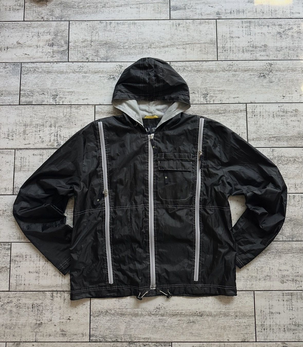 Armani vintage Armani Jeans y2k ventilated technical jacket 00s Size US L / EU 52-54 / 3 - 2 Thumbnail