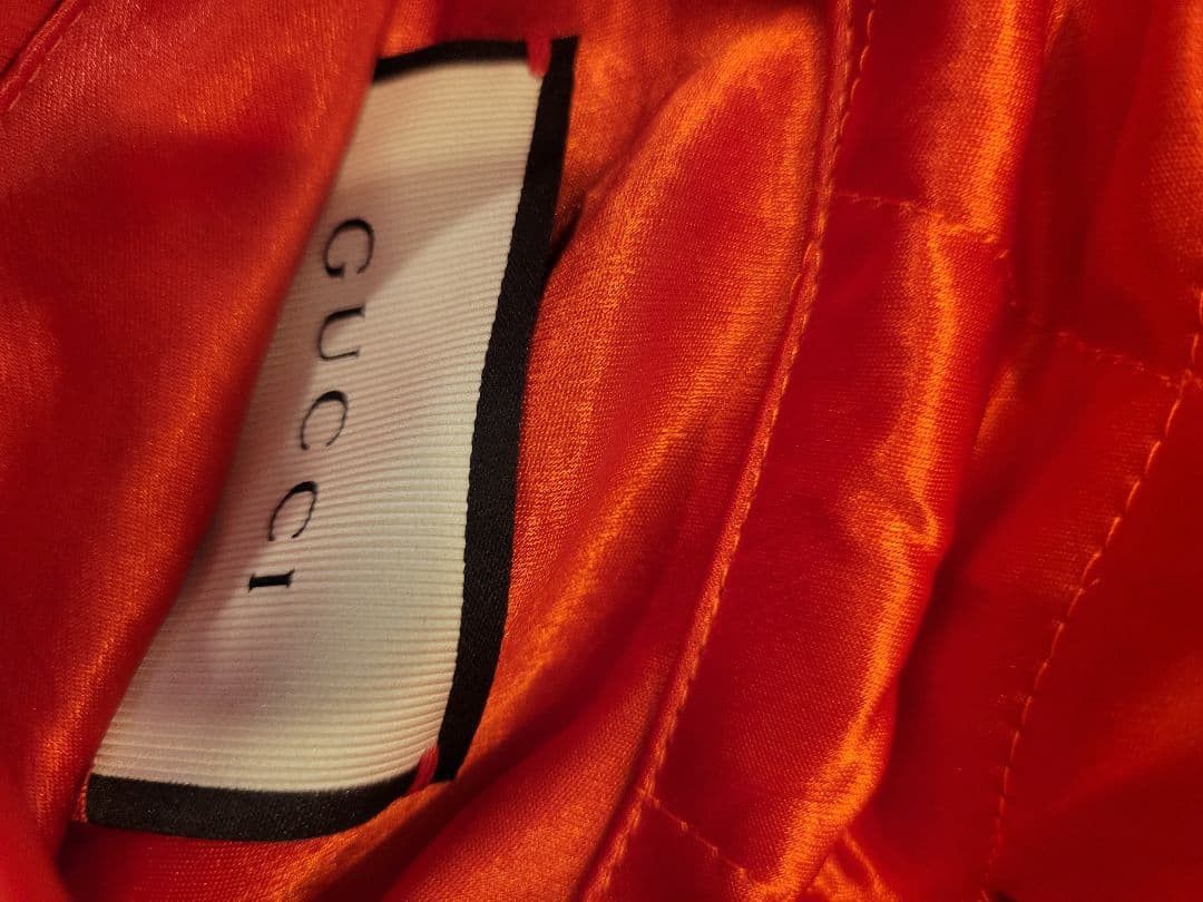 Gucci Gucci Reversible Olive Satin Bomber Jacket Size US L / EU 52-54 / 3 - 6 Thumbnail