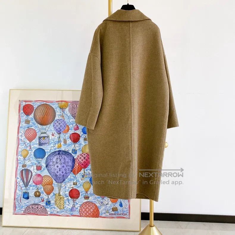 Hermes Hermes Solid color cashmere coat Size XS / US 0-2 / IT 36-38 - 2 Thumbnail