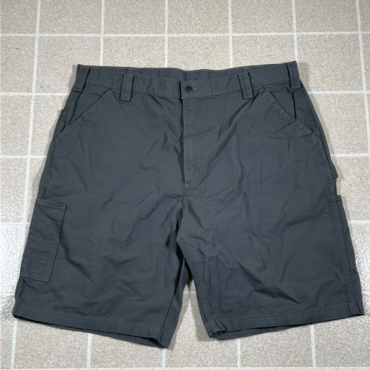Carhartt Carhartt Carpenter Shorts Mens 40 Gray Canvas Workwear Size US 40 / EU 56 - 3 Thumbnail