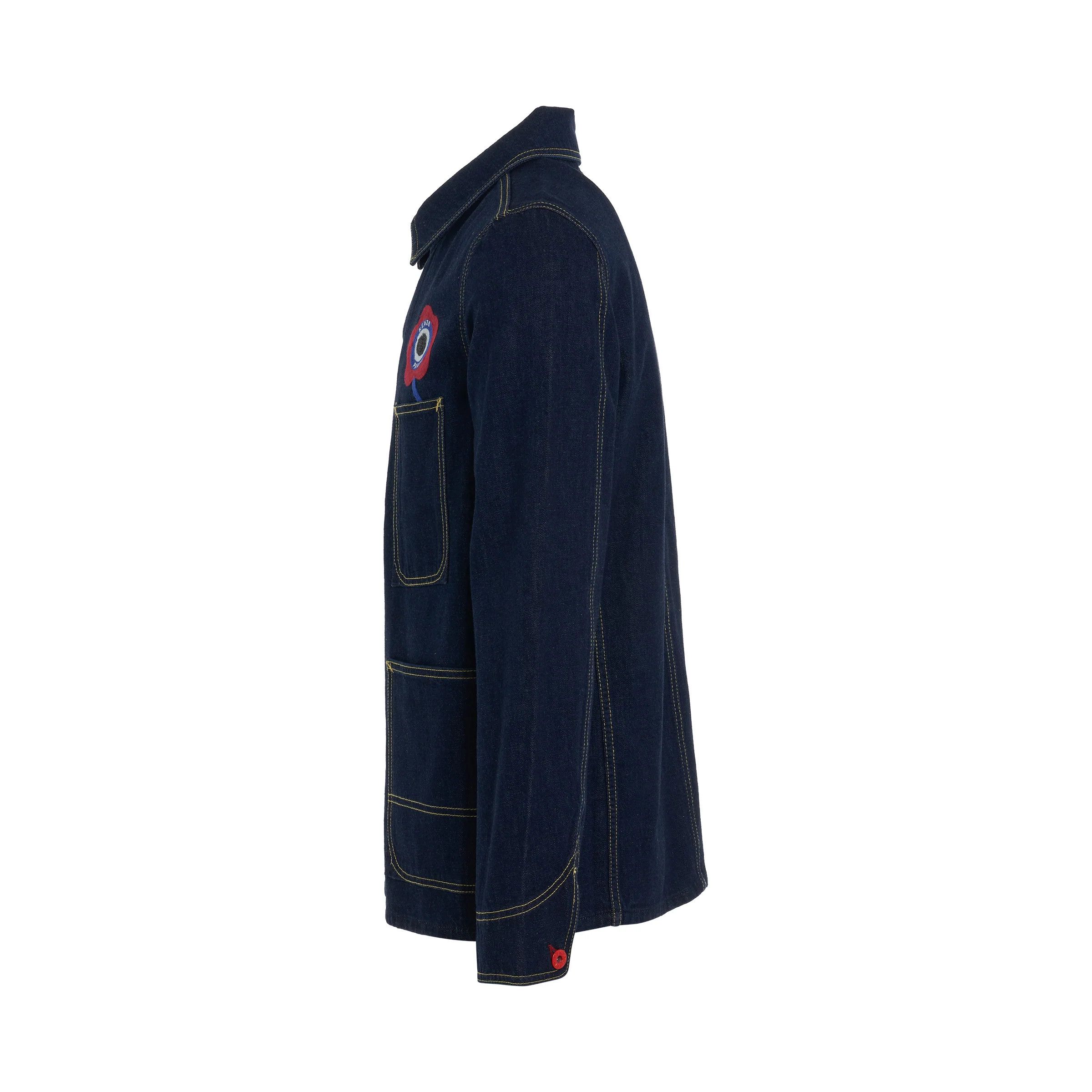 Kenzo o1mris0824 Workwear Jacket in Navy Blue Size US S / EU 44-46 / 1 - 3 Thumbnail