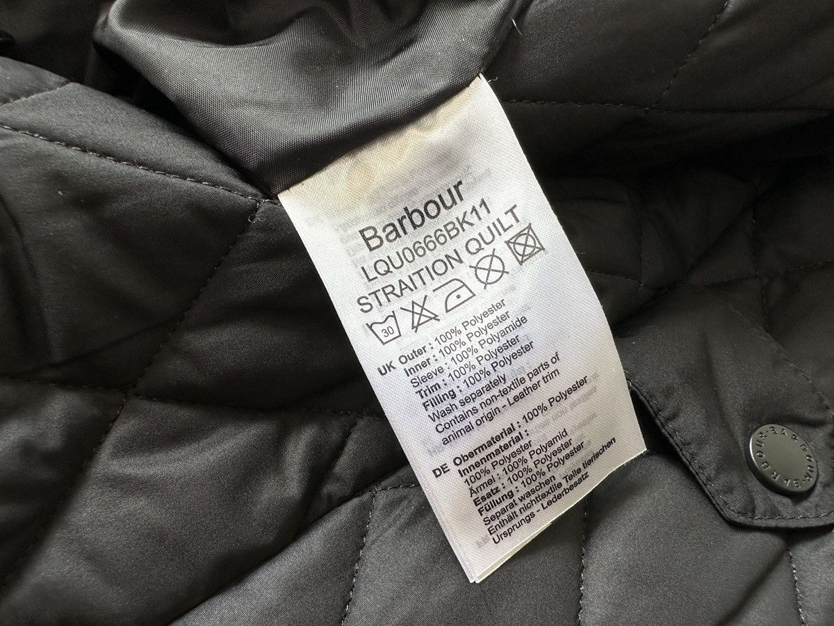Barbour BARBOUR Straition Quilted Black Women’s Jacket Winter Tartan Size L / US 10 / IT 46 - 14 Thumbnail