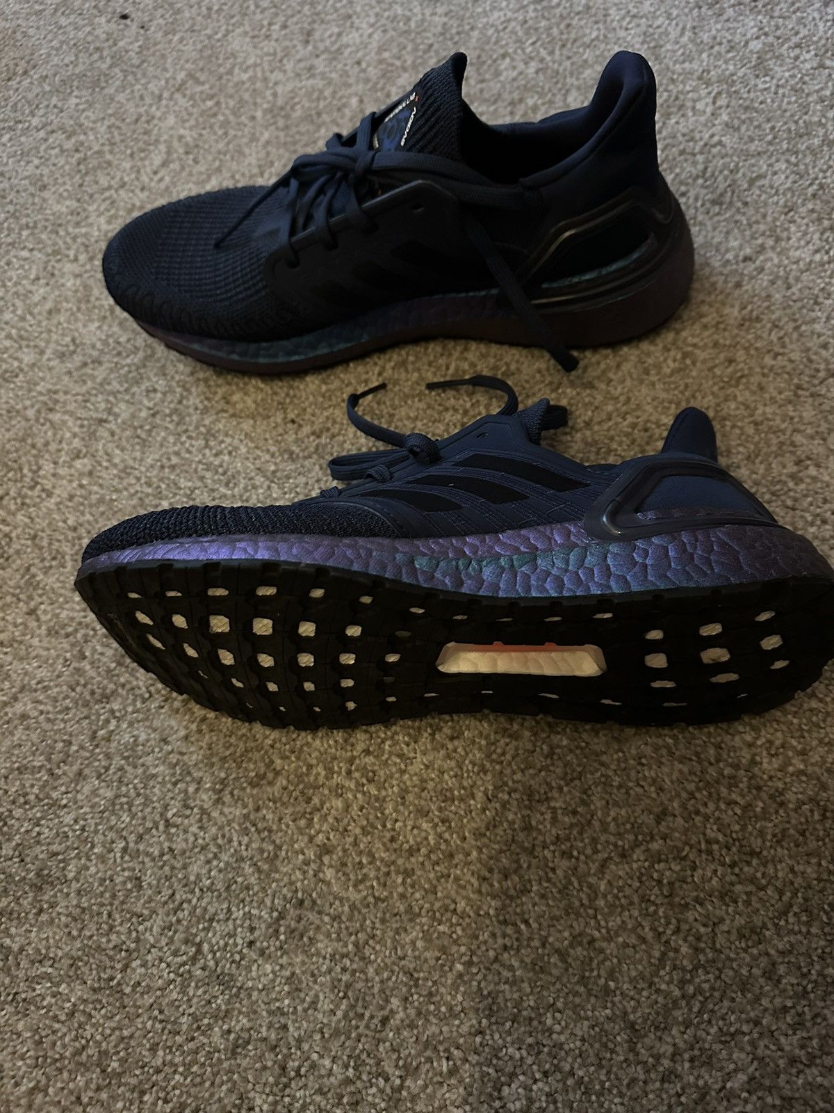 image of Adidas Iss Us National Lab X Ultraboost 20 'tech Indigo' Shoes in Blue, Men's (Size 8.5)