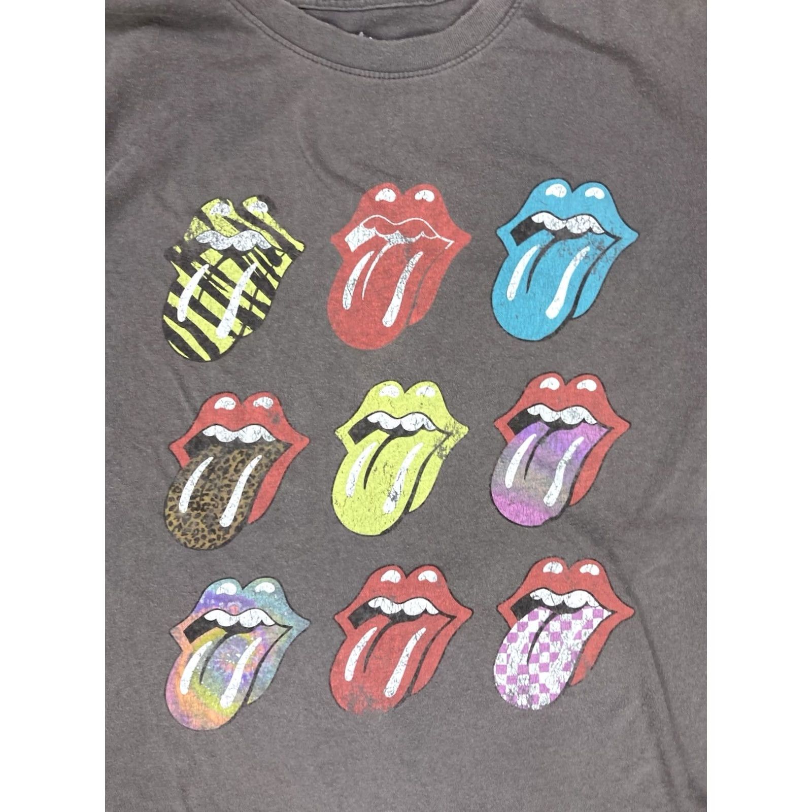 Vintage VINTAGE The Rolling Stones Graphic T-shirt Women Small Gray Short Sleeve Music Size S / US 4 / IT 40 - 2 Thumbnail