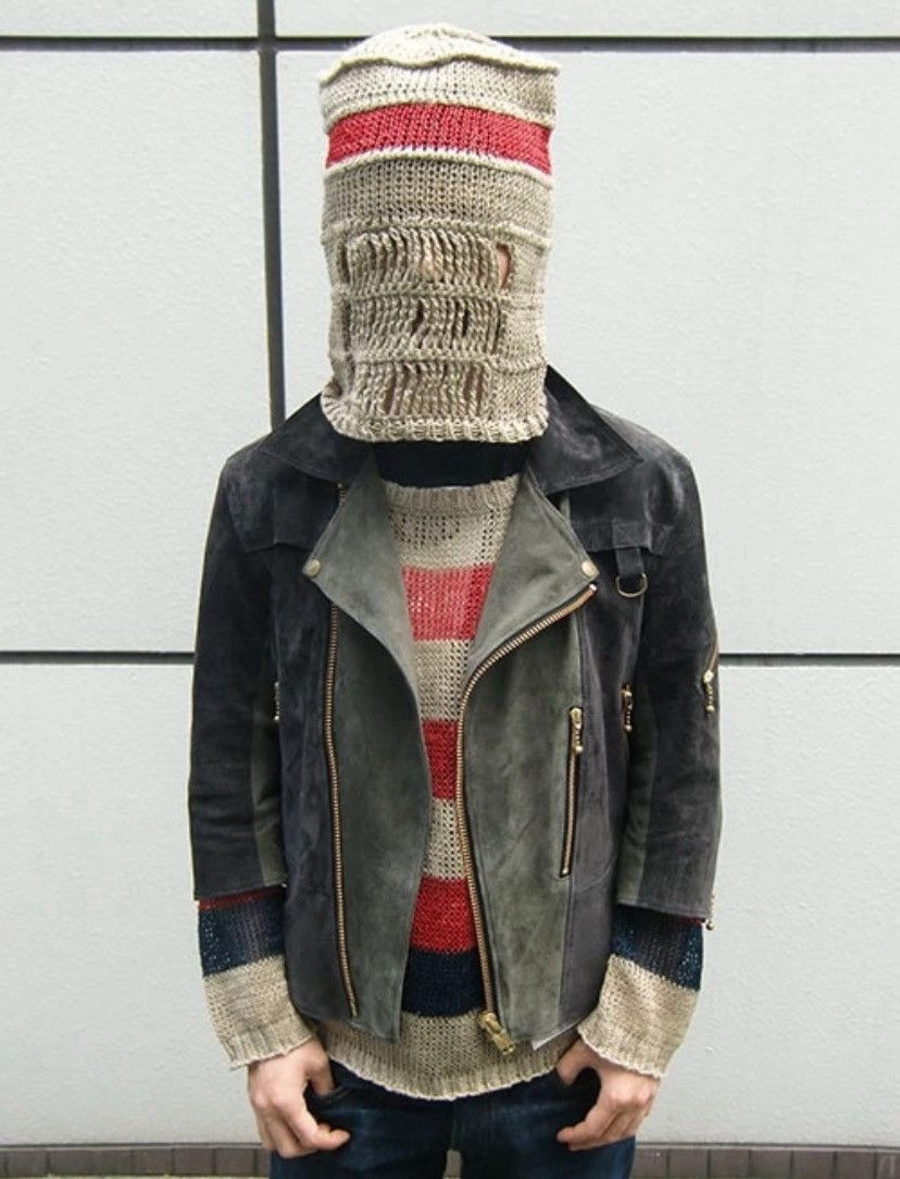 Blackmeans Blackmeans komuso knit mask Size ONE SIZE - 4 Thumbnail