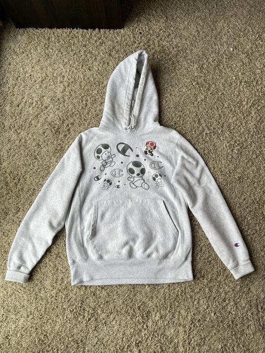 Champion vintage champion Mario hoodie Grailed