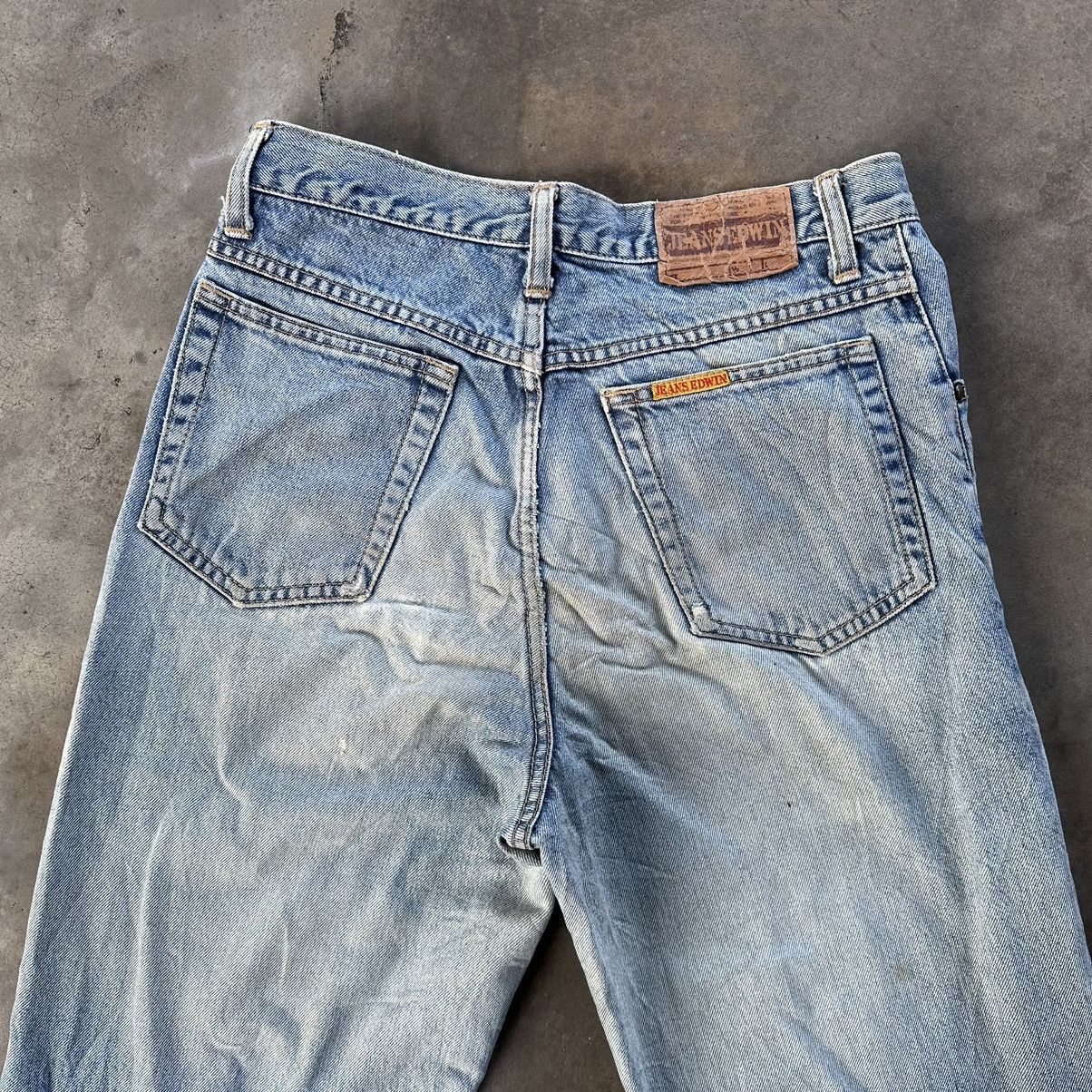 Edwin W28🔥Vintage Edwin Distressed Faded Rusty Denim Jean Pant Size US 28 / EU 44 - 11 Thumbnail