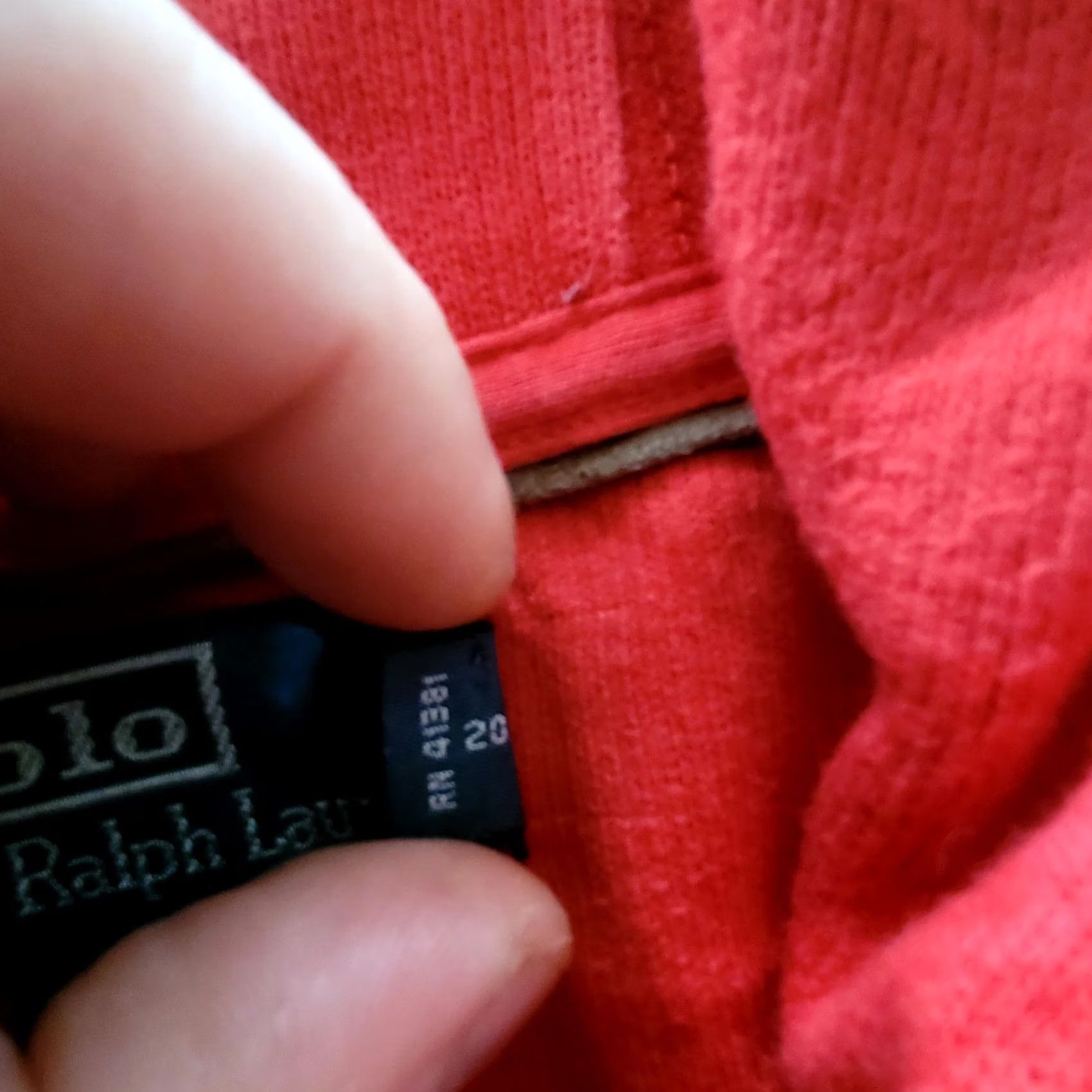 Polo Ralph Lauren Polo Ralph Lauren Red L Shawl Collar Sweatshirt – Vintage – Men – Size L Size US L / EU 52-54 / 3 - 7 Thumbnail