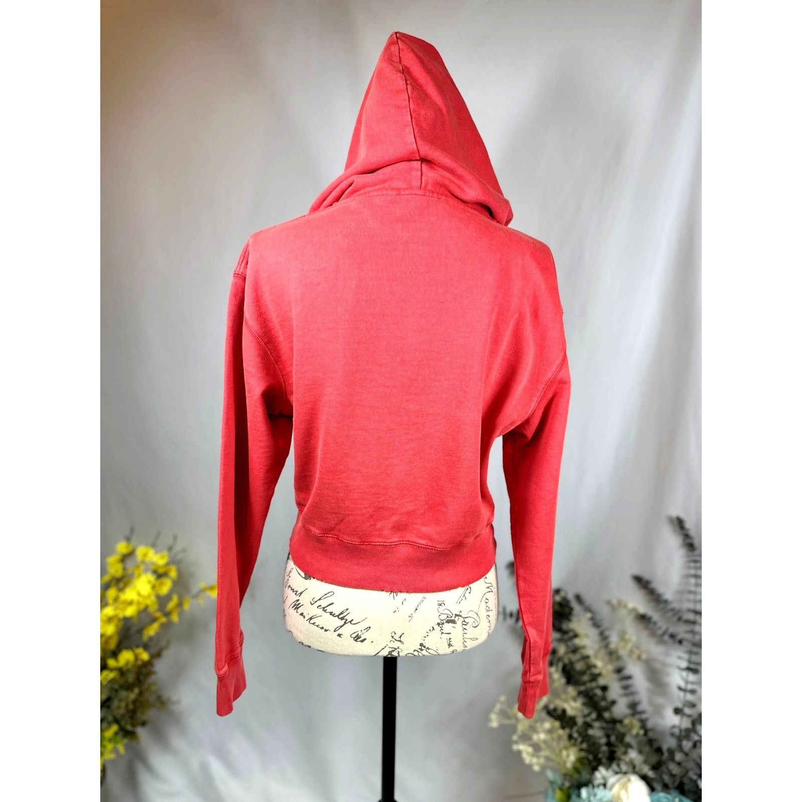 The Kooples The Kooples Text-Appliqué Zip-Through Cotton-Jersey Hoodie 4 Size S / US 4 / IT 40 - 17 Thumbnail