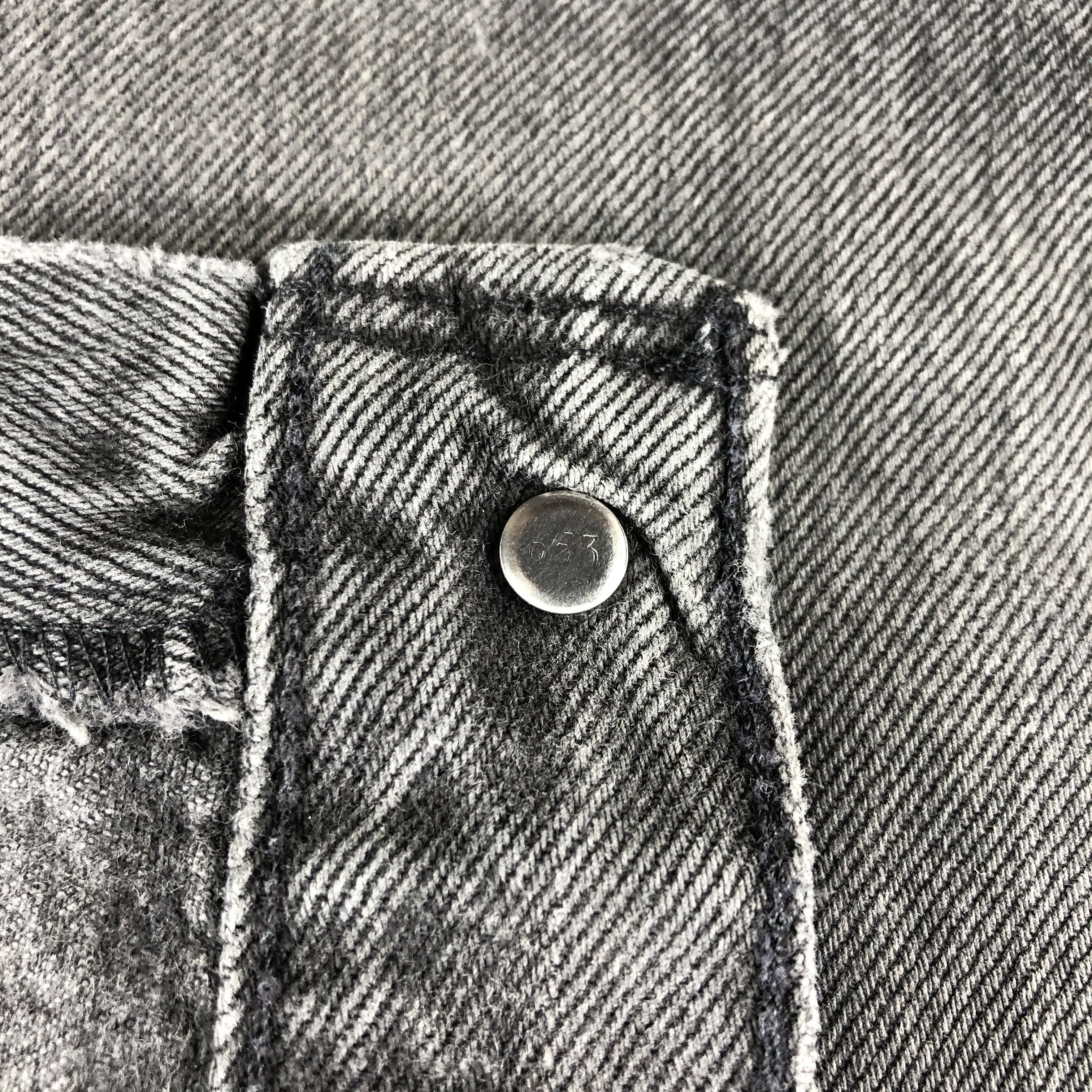 Levi's 90s Vintage Faded Black Levis 501 Jeans-J1448 Size US 34 / EU 50 - 13 Thumbnail