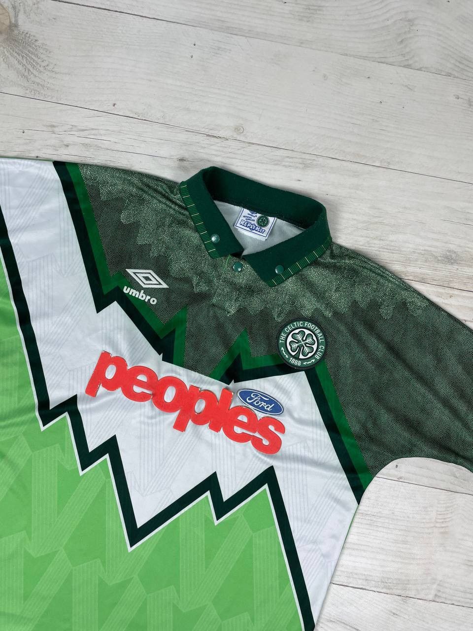 Umbro Umbro Celtic Glasgow 1991 1992 Away Shirt Soccer Jersey Size US M / EU 48-50 / 2 - 2 Thumbnail