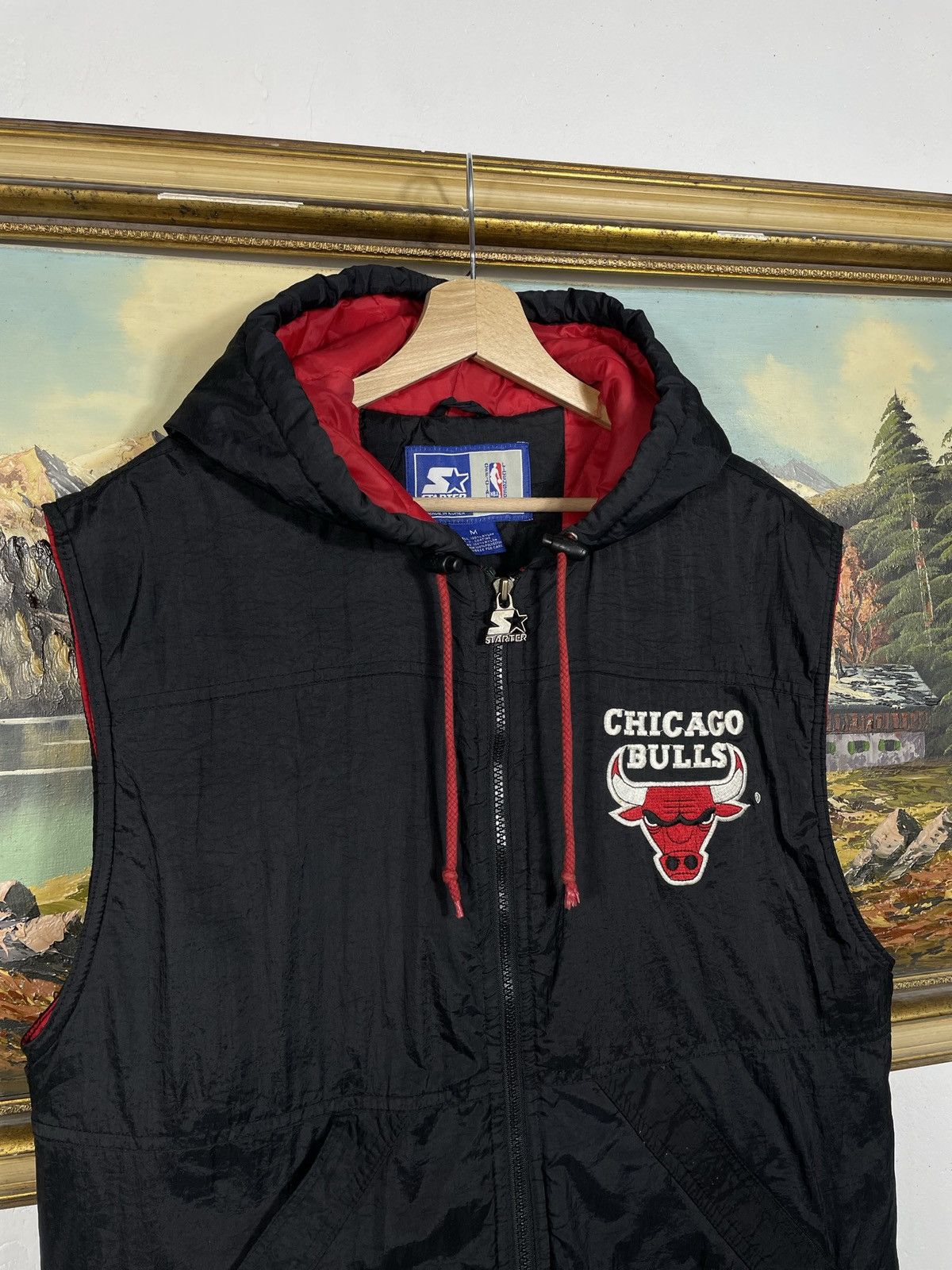 NBA × Starter Chicago Bulls Starter NBA Vest Jacket Basketball Streetwear Size US M / EU 48-50 / 2 - 5 Thumbnail