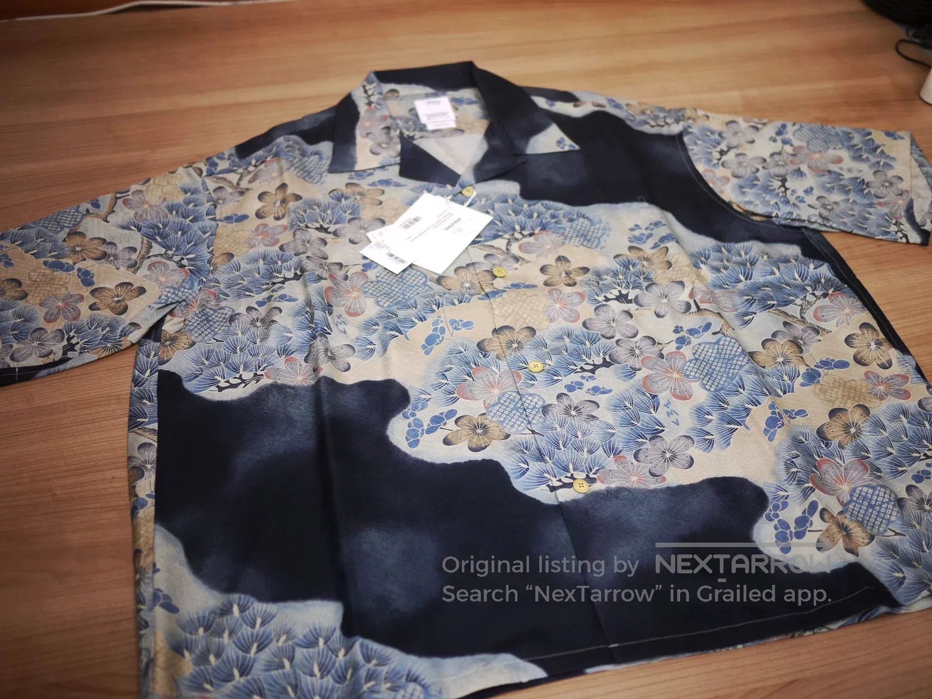 Visvim visvim crosby shirt jacquard silk black. Size US S / EU 44-46 / 1 - 2 Thumbnail