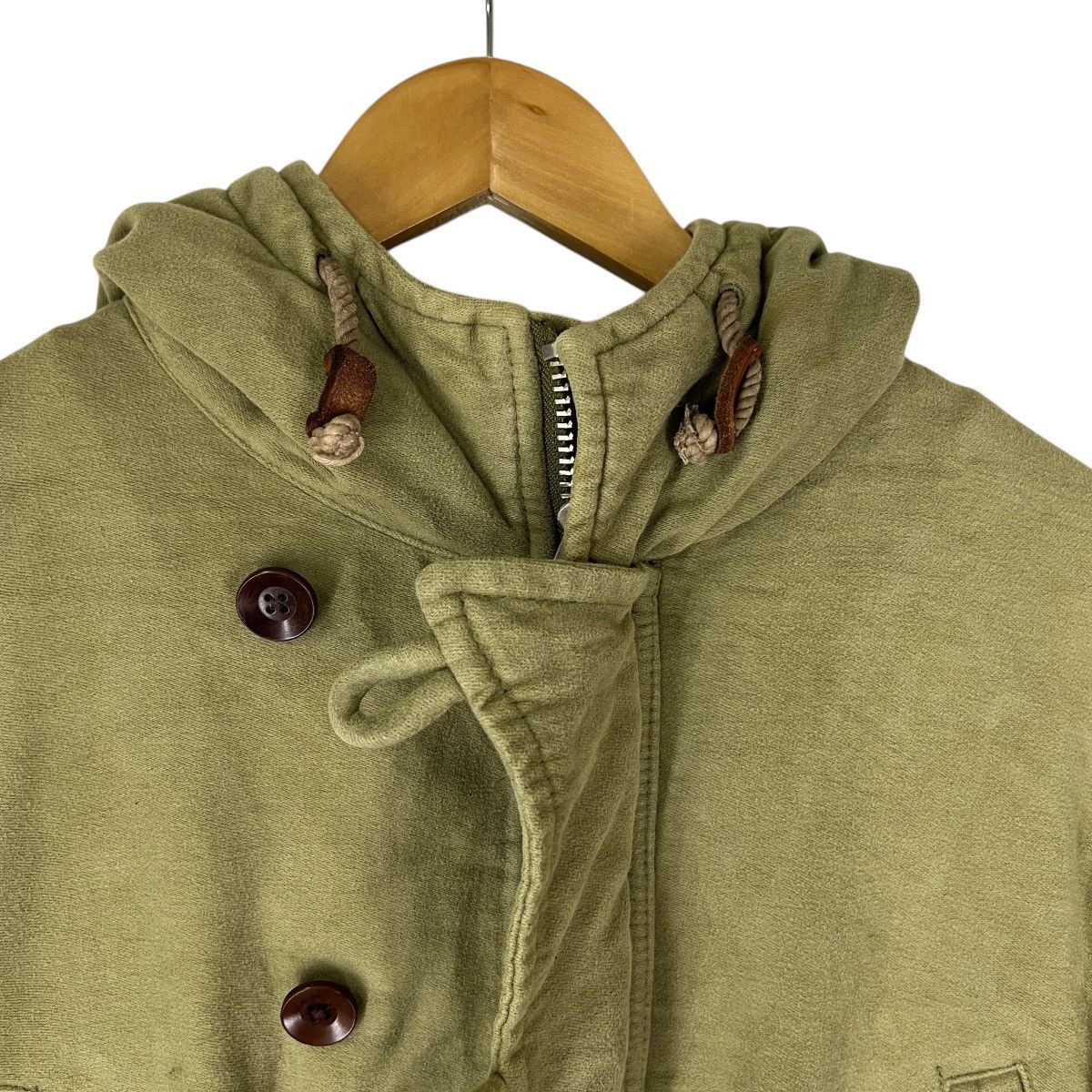 45rpm 🔥 UMI 908 45rpm MOLESKIN HOODED PARKA MADE IN JAPAN Size US L / EU 52-54 / 3 - 13 Thumbnail