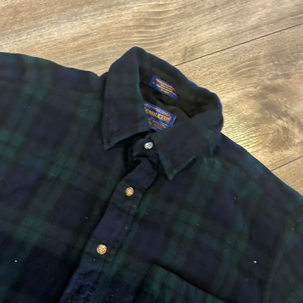 Pendleton Pendleton Blue Plaid Buttonup 100% Virgin Wool Men Medium B Size US M / EU 48-50 / 2 - 2 Thumbnail