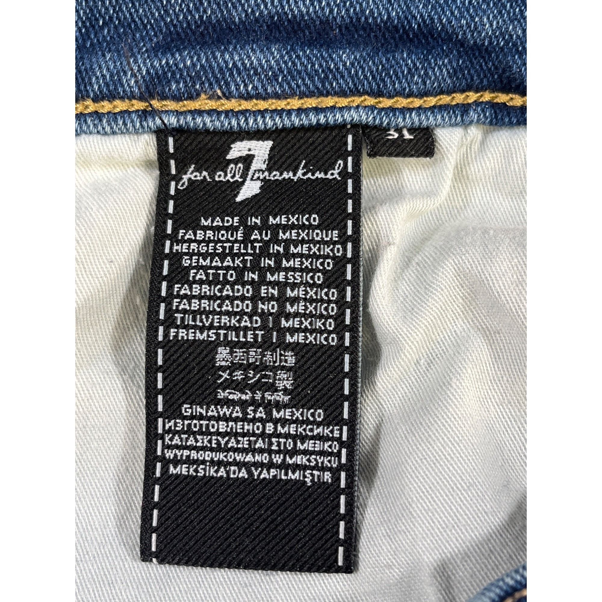7 For All Mankind 7 For All ManKind Men's Blue Jeans/Straight Leg Size 31 SKU Size US 31 - 5 Thumbnail