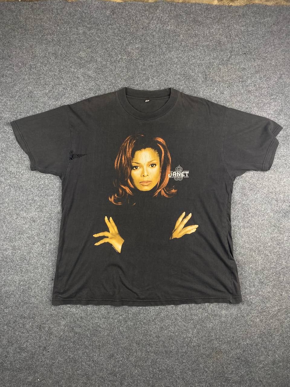 Band Tees vintage 90s janet jackson velvet rope tour 98 distressed tee Size US L / EU 52-54 / 3 - 1 Thumbnail