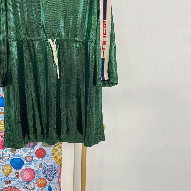 Gucci Gucci One-shoulder green dress 2504-Nextarrow Size XXS / US 00 / IT 34 - 4 Thumbnail